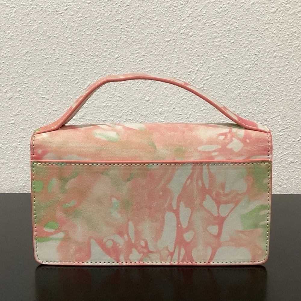 Kurt Geiger London Bond Top Handle Pink and Green Women's Bag NWT - Picture 5 of 12